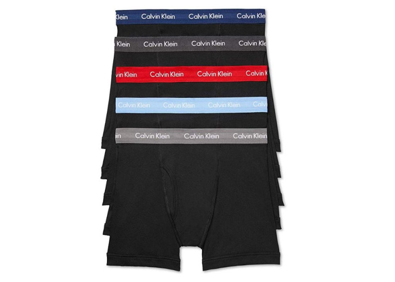 Calvin Klein Men's boxers underwears  5pcs -pack-black-multi waistbands